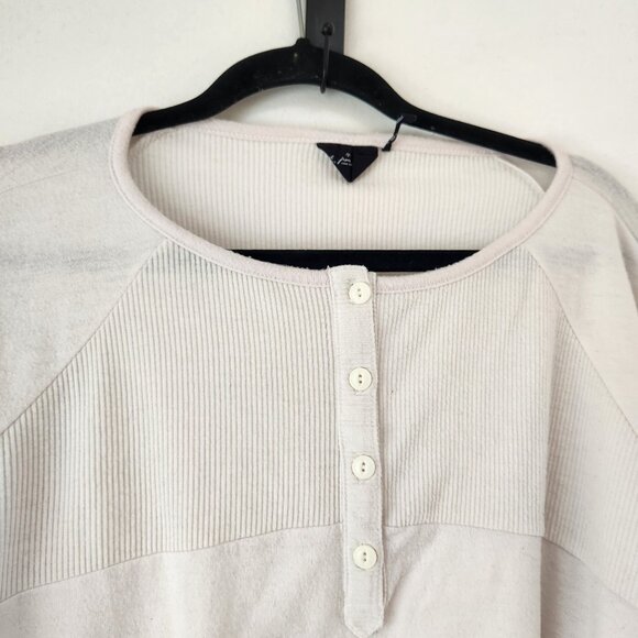 BUNDLE (2) Urban Outfitters Out From Under Cozy Thermal Shirts Black White XS - Picture 4 of 16